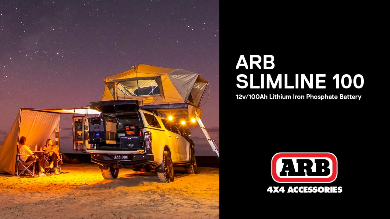 ARB Lithium 12V Battery SLIMLINE 100AH con 40amp
