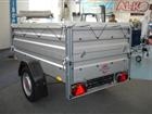 Rimorchio 750 kg sponda da 70 cm + Telo piano